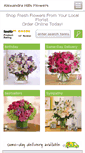 Mobile Screenshot of alexandrahillsflowers.com.au
